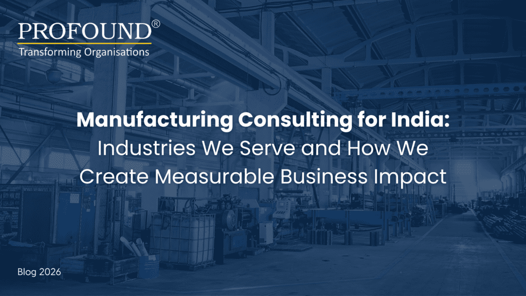manufacturing consulting India